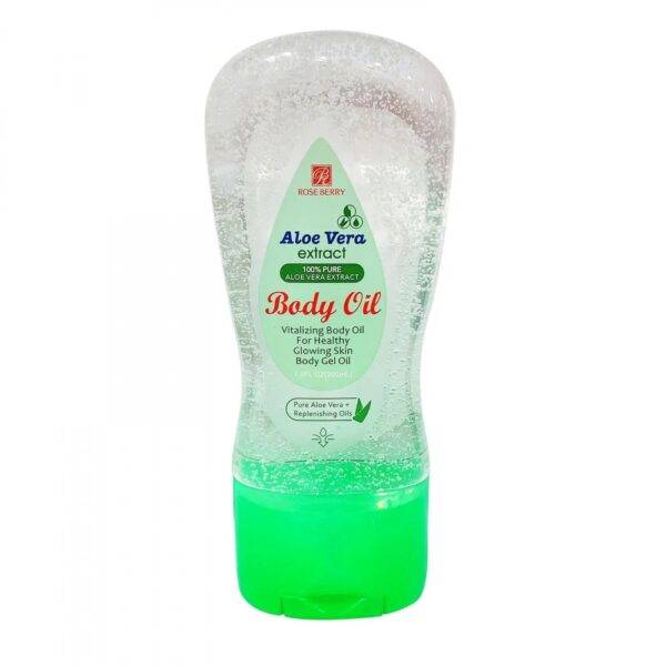 زيت جل مرطب للجسم بخلاصة الصبار من روز بيري  200 مل