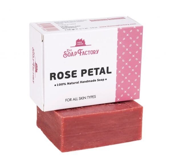 صابون أوراق الورد يدوي الصنع   110 جرام