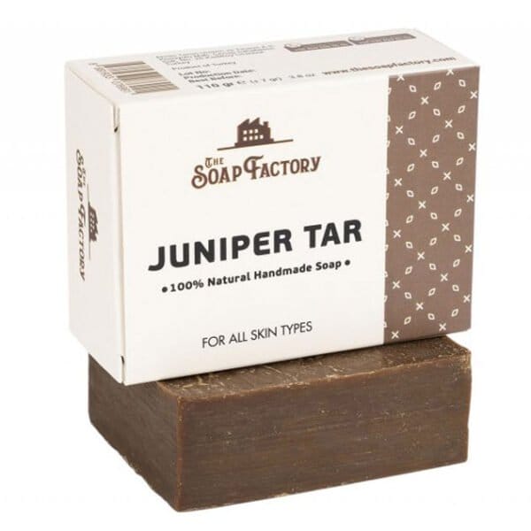 صابون قطران العرعر يدوي الصنع   110 جرام