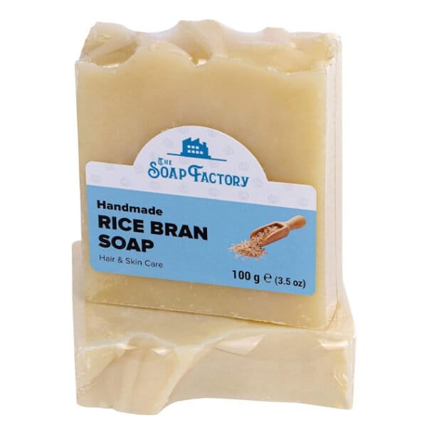 صابون نخالة الأرز يدوي الصنع   100 جرام