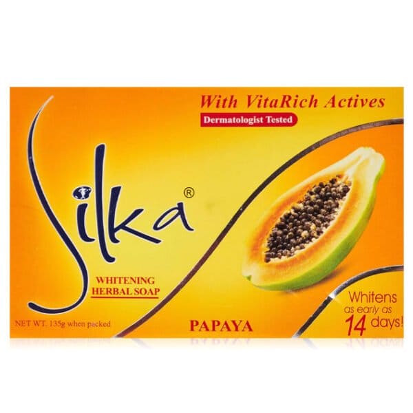 صابون البابايا بالاعشاب لتفتيح البشرة من سيلكا  135 جرام